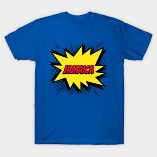 Jamaica comic kapow style artwork. T-Shirt